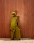 AYANA DRAPPED TOP X BALLON PANTS
