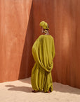 AYANA DRAPPED TOP X BALLON PANTS