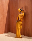 AYANA DRAPPED TOP X WRAPPER