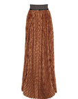FUGA PLEATED SKIRT PRINT