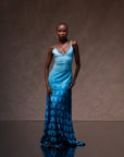 DEGRADED LYCRA SLIP DRESS