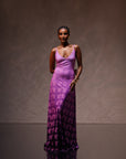 DEGRADED LYCRA SLIP DRESS
