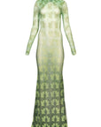 IRIS DEGRADED DRESS