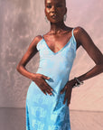 DEGRADED LYCRA SLIP DRESS