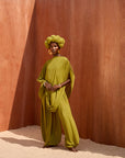 AYANA DRAPPED TOP X BALLON PANTS