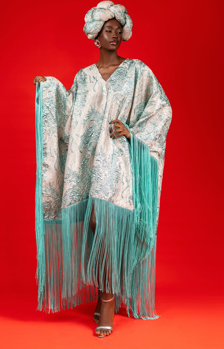 SIGNATURE KAFTAN JACQUARD