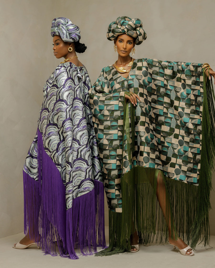 SIGNATURE KAFTAN JACQUARD