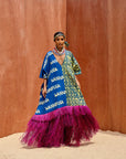 WANNI FUGA SIGNATURE KAFTAN ADIRE