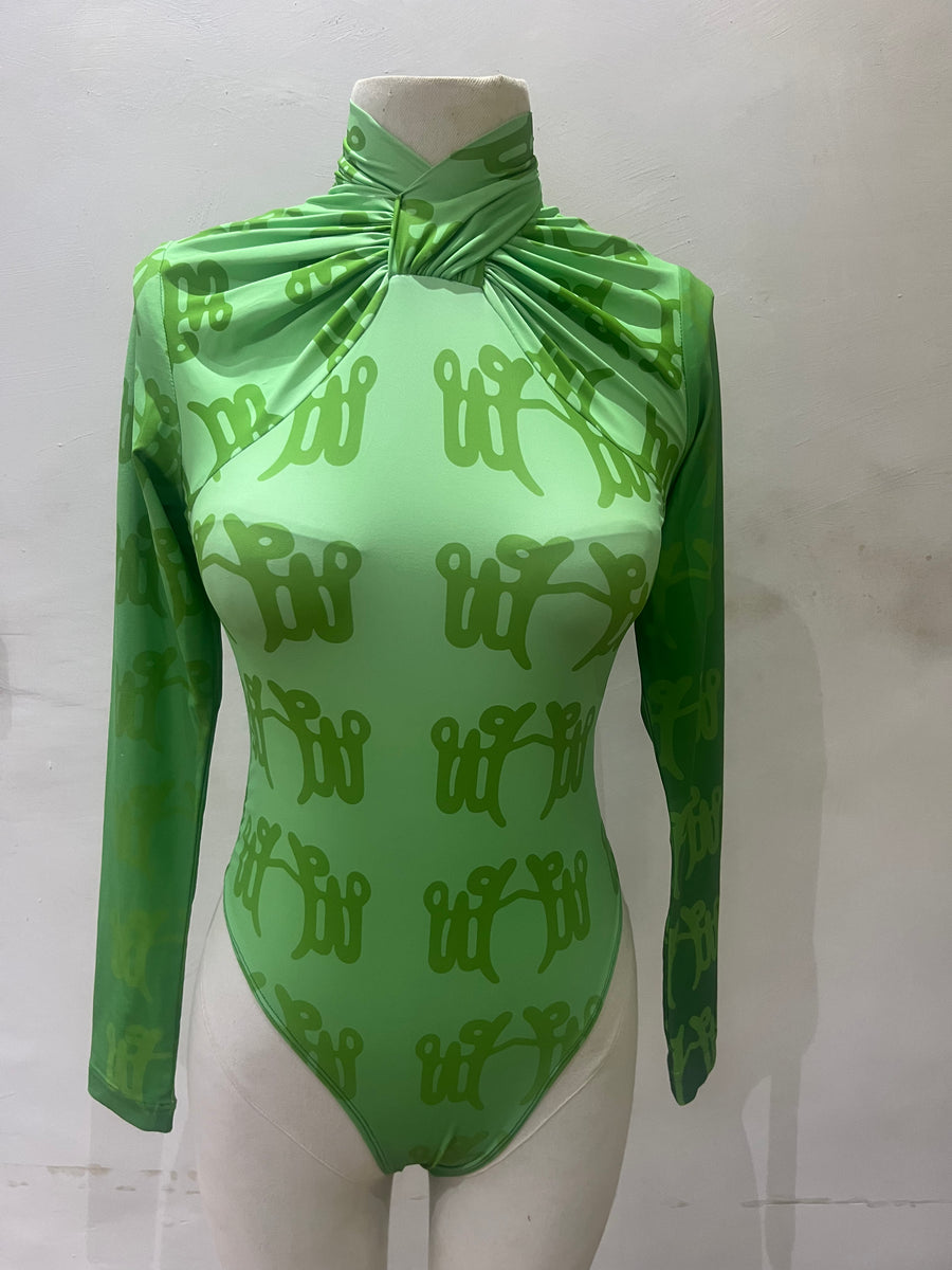IRIS LYCRA BODY SUIT DEGRADED
