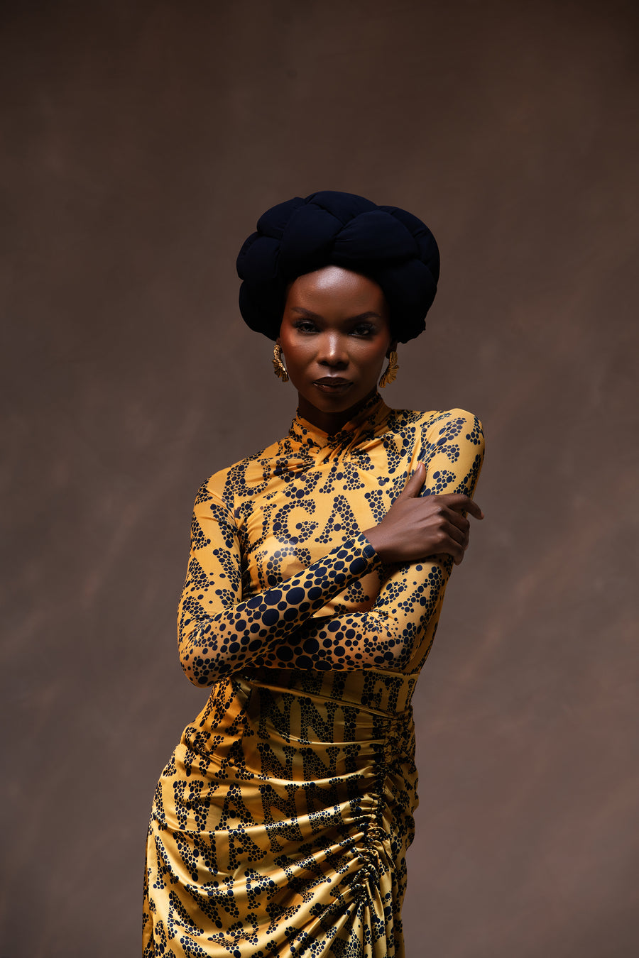 IRIS MESH BODY SUIT CIRCLES