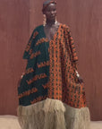 WANNI FUGA SIGNATURE KAFTAN ADIRE