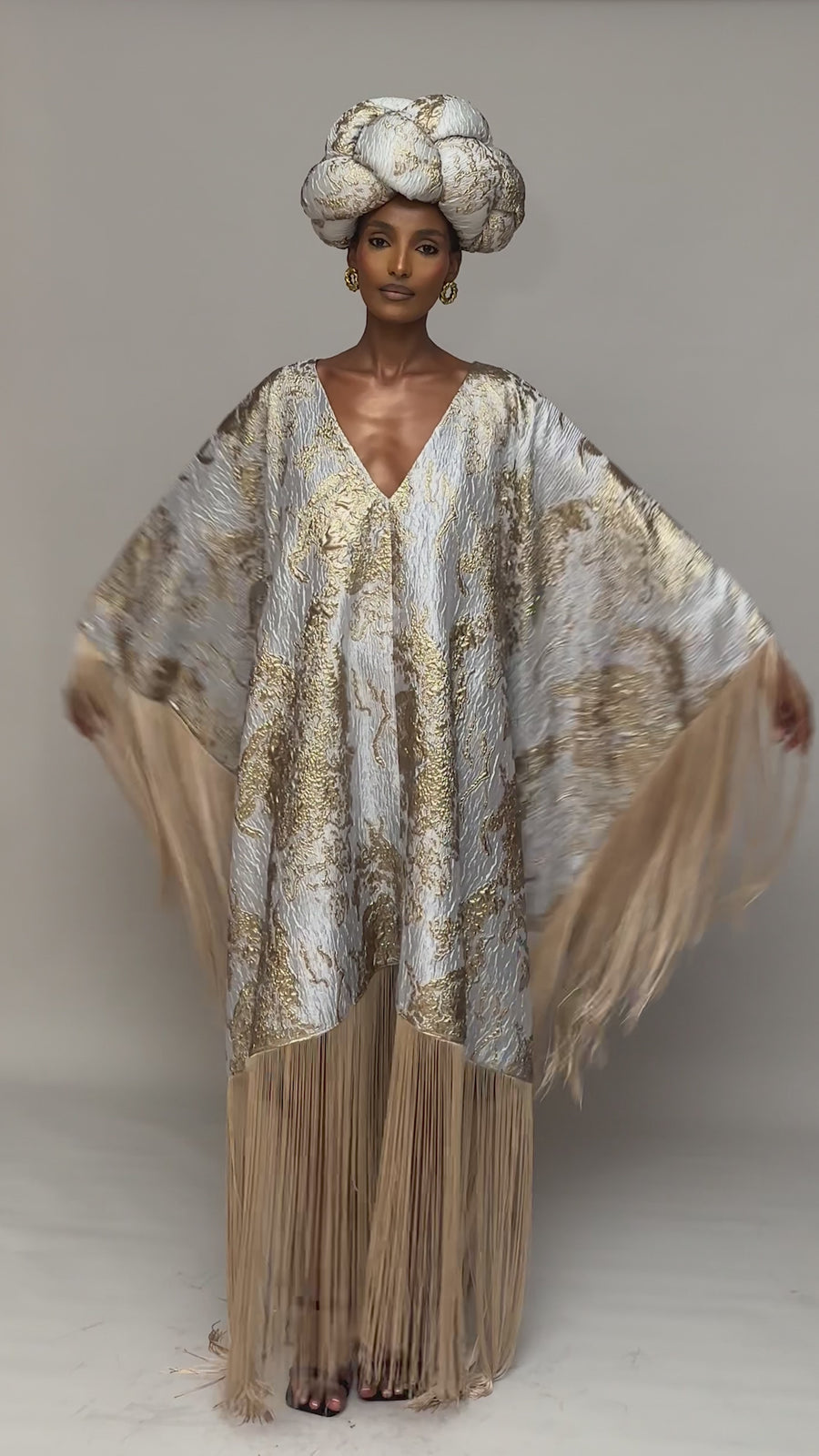 SIGNATURE KAFTAN JACQUARD