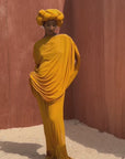 AYANA DRAPPED TOP X WRAPPER