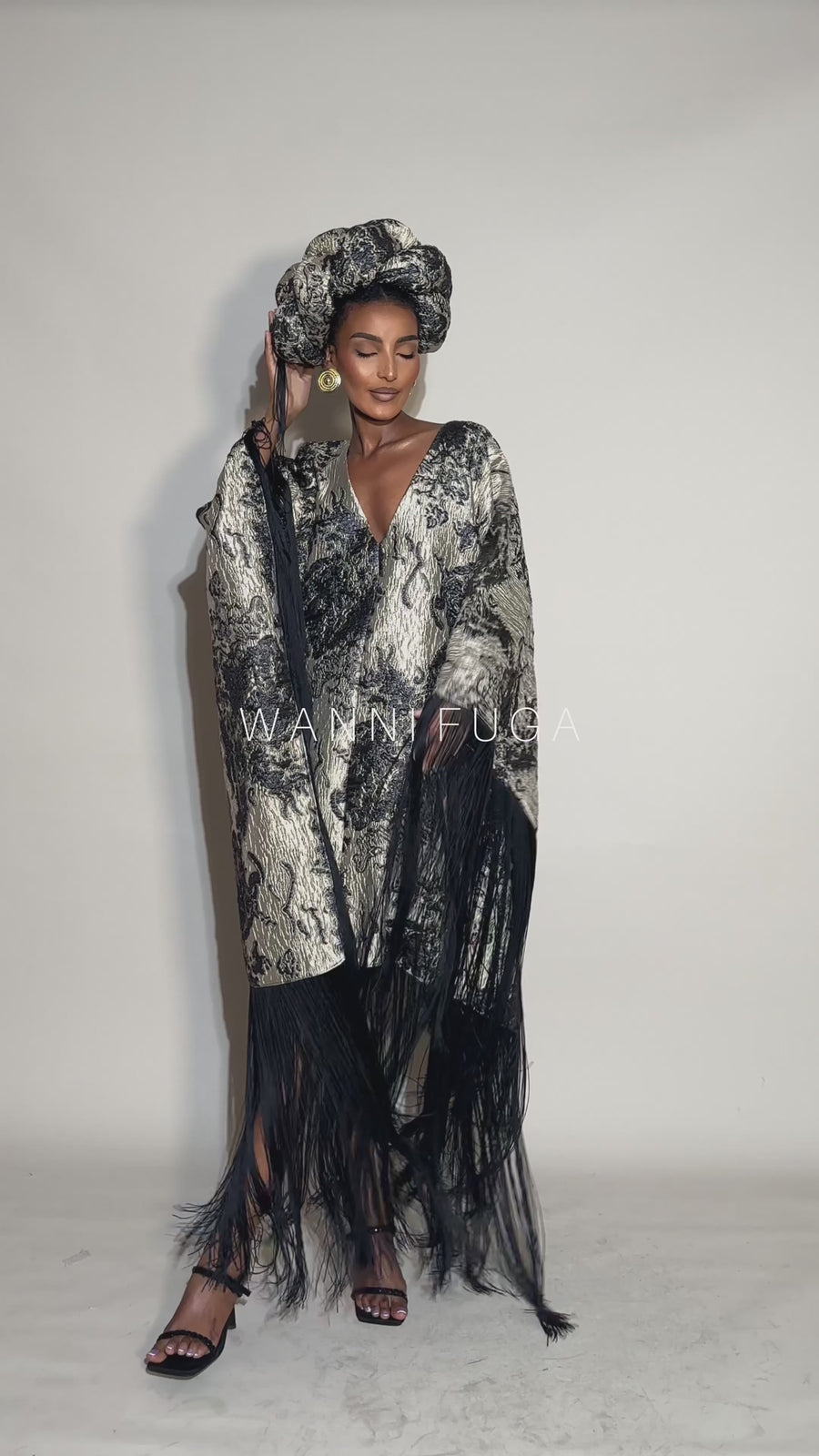 SIGNATURE KAFTAN JACQUARD